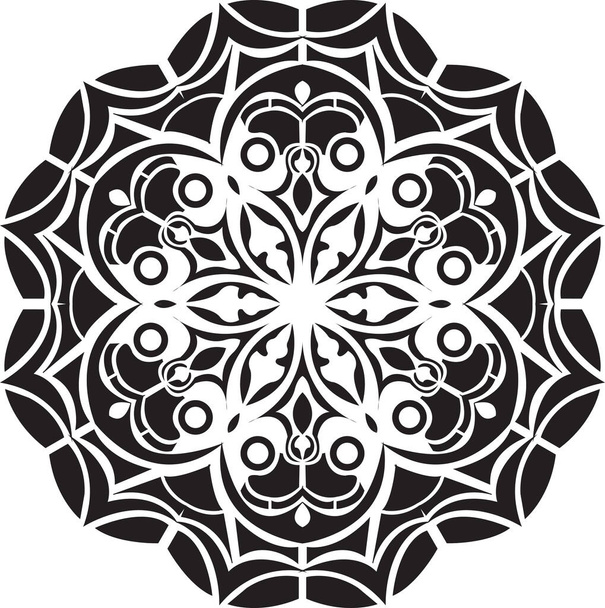 An illustration of Mandala art on a white background - Fotografie, Obrázek