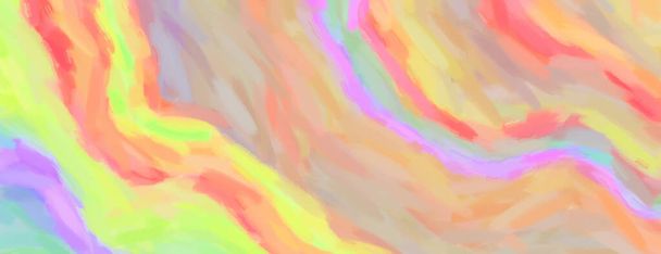 panorama Pastel Aquarel Dirty Art Brush Strokes - Foto, afbeelding