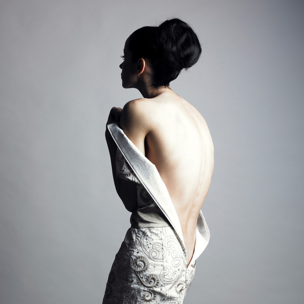 Undress elegant woman - Zdjęcie, obraz
