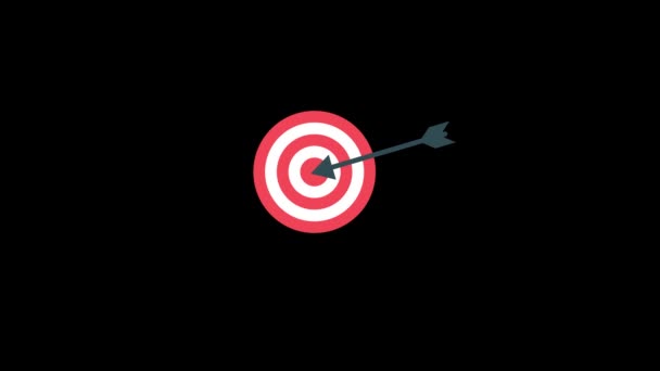 Target marketing animatie, kan worden gebruikt als video voor uw project en uitleg video. - Video