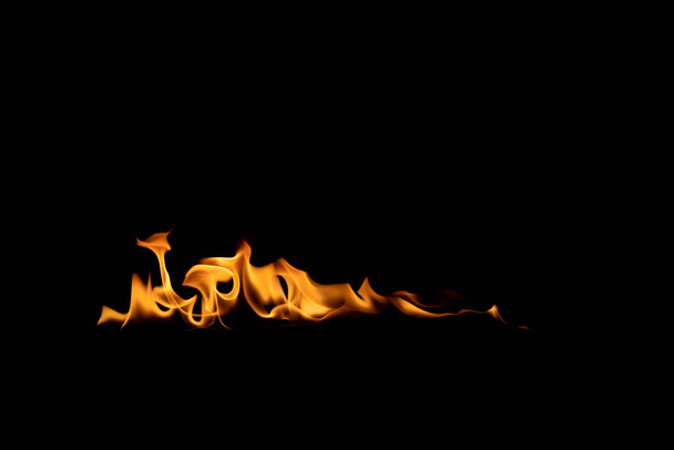 Textura de llama de fuego de llamarada abstracta para fondo de banner - Foto, imagen