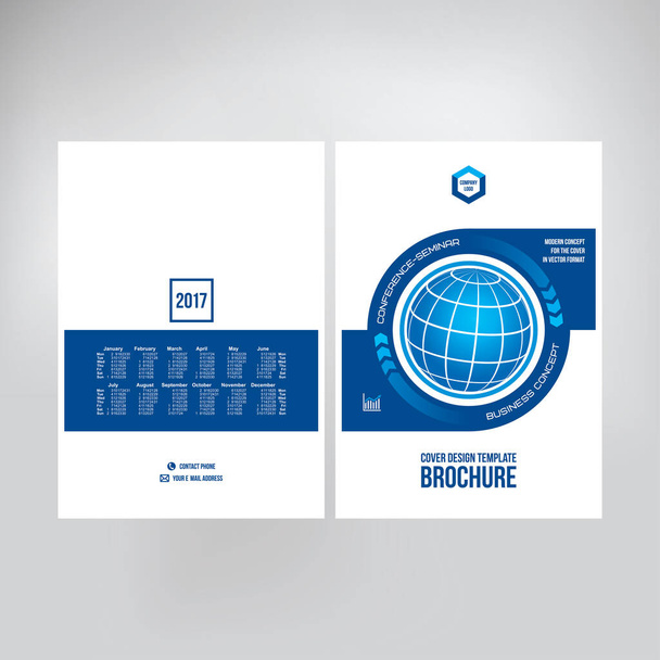 Design de capa para apresentação de produto, layout criativo de capa de livreto, catálogo, folheto, design moderno para produtos impressos - Vetor, Imagem