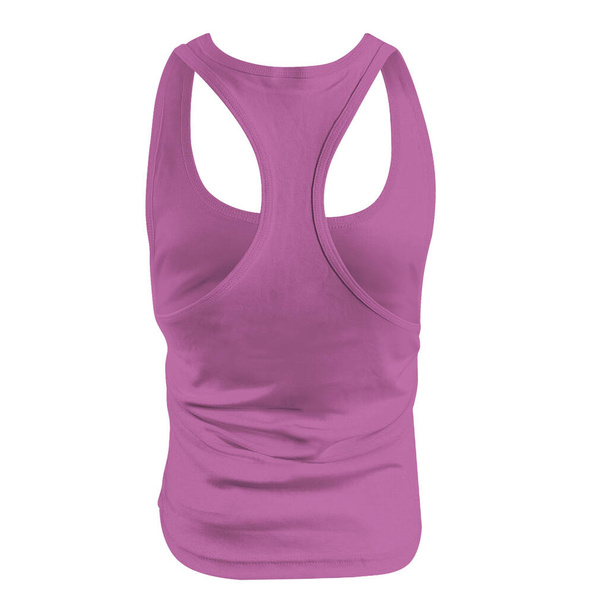 Use this Back View Gymnastic Stringer Mockup In Royal Lilac Color, it is an easy way to make your designs look fashionable - Photo, Image