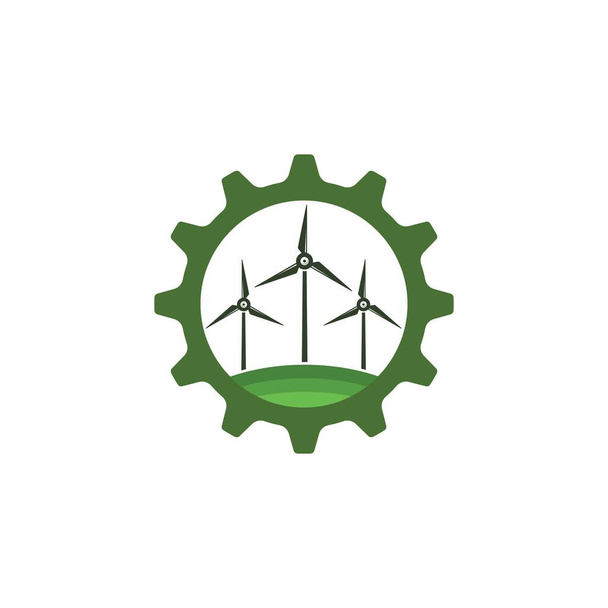 icona eolica vettoriale illustrazione disegno modello web - Vettoriali, immagini