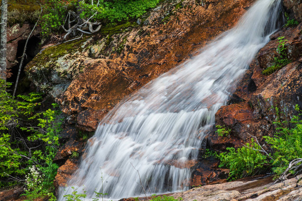 Smooth Flowing Water, Southeast Brook Falls, Newfoundland and Labrador, Canada. - Fotó, kép