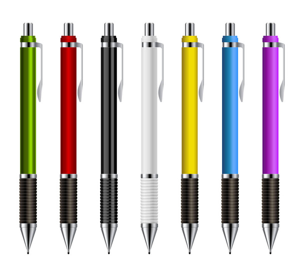 Mechanical pencil vector illustration isolated on white - Vecteur, image
