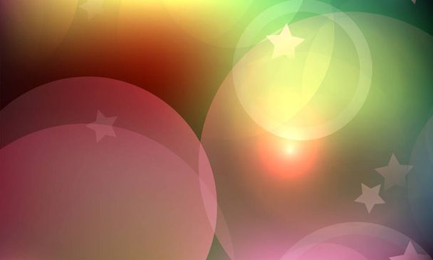 Abstract light golden gradient pink festive bokeh background with glitter sparkle blurred circles, Christmas lights. Beautiful texture. - Φωτογραφία, εικόνα