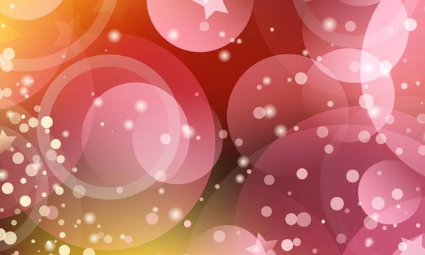 Abstrato luz dourada gradiente rosa festivo bokeh fundo com brilho brilho círculos borrados, luzes de Natal. Textura bonita. - Foto, Imagem