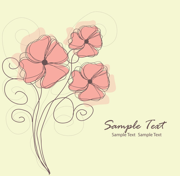 Vector spring floral background - Vector, Image