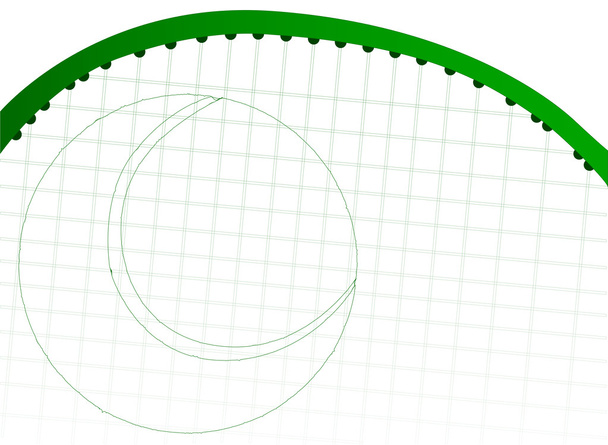 Теннисная ракетка - Вектор,изображение