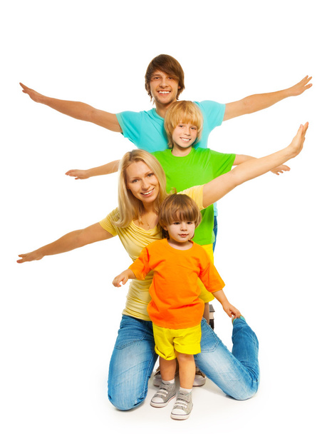 Family in pyramid shape - Photo, image