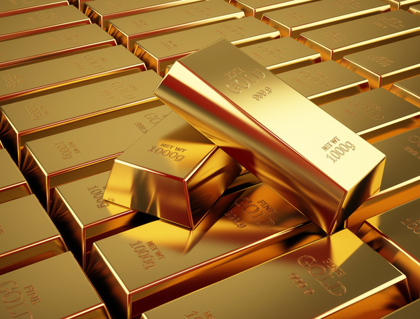 Stack of gold bars concept of success in business and finance - Fotografie, Obrázek