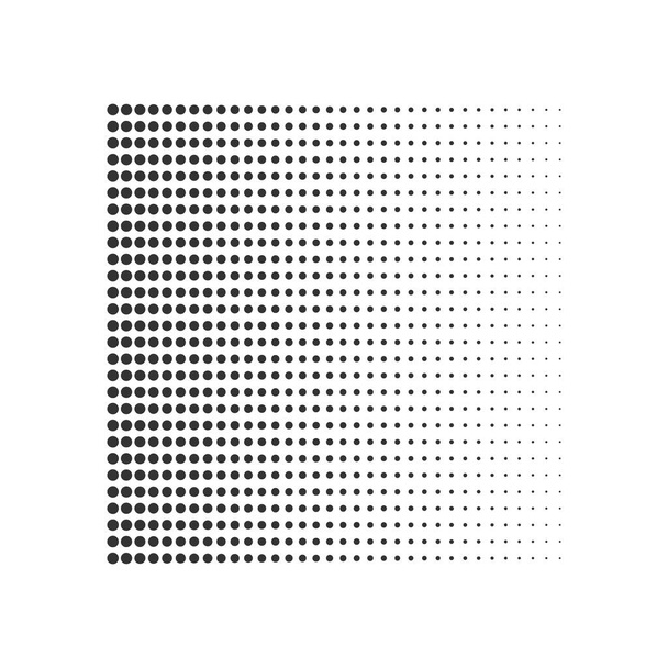 Gradiente geométrico medio tono puntos fondo - Vector, imagen