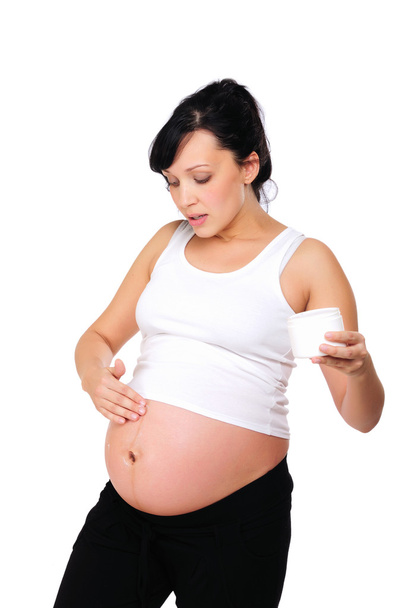 Young pregnant mom - Fotoğraf, Görsel
