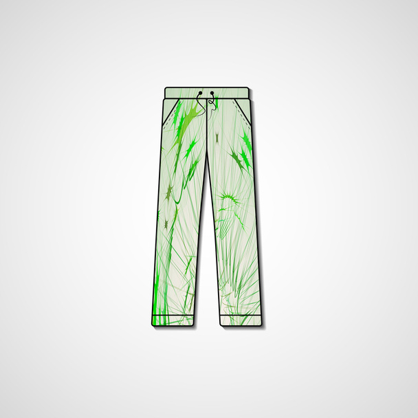 Illustration abstraite sur pantalon
 - Vecteur, image