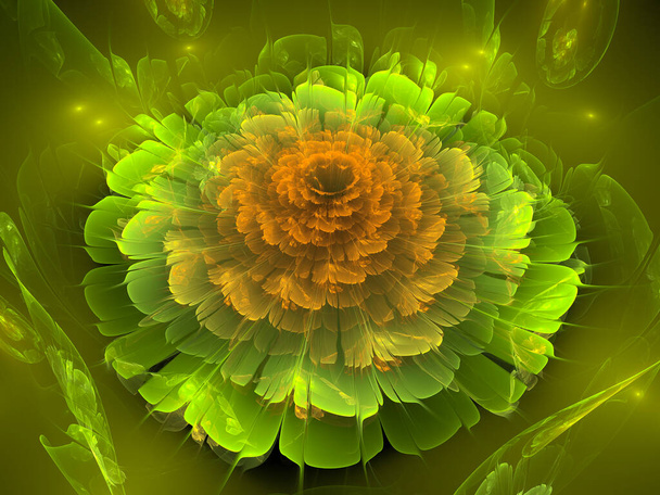 σουρεαλιστικό φουτουριστικό ψηφιακό 3d design art αφηρημένο φόντο fractal εικονογράφηση για διαλογισμό και διακόσμηση ταπετσαρία - Φωτογραφία, εικόνα