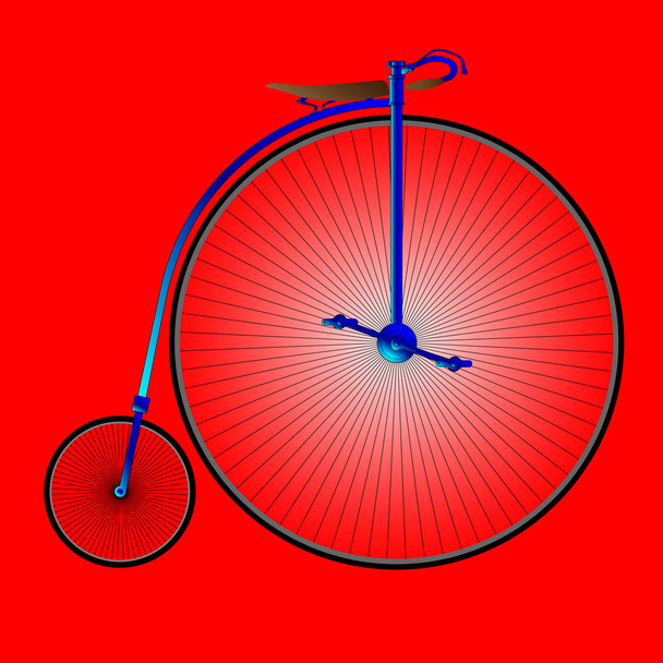 Penny Farthing Bicycle - Vektor, kép