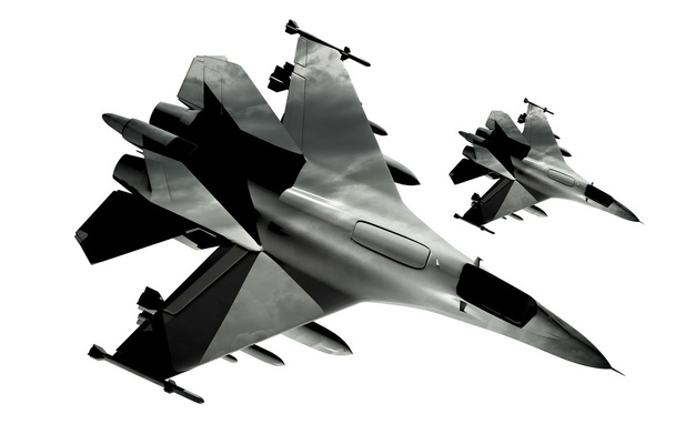Jets de combate aislados
 - Foto, Imagen