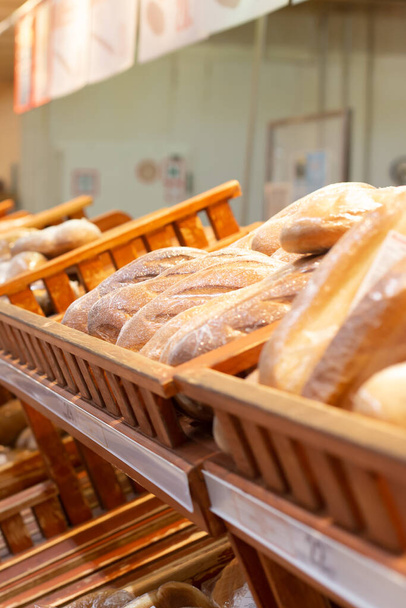 the Fresh soft white bread, healthy food - Фото, зображення