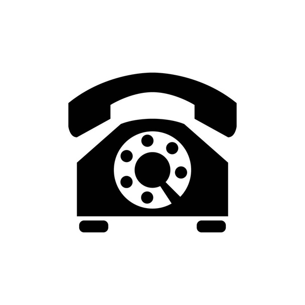 Stary typowy wektor symbolu telefonu - Wektor, obraz
