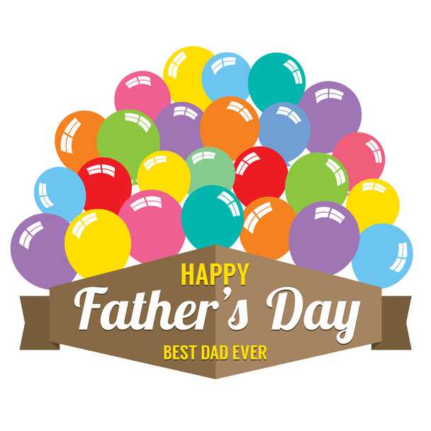 Happy Father's Day Vector Illustration - Вектор, зображення