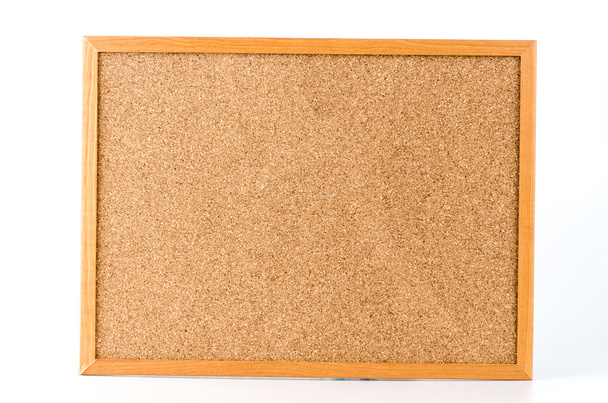 Cork board geïsoleerd witte achtergrond - Foto, afbeelding