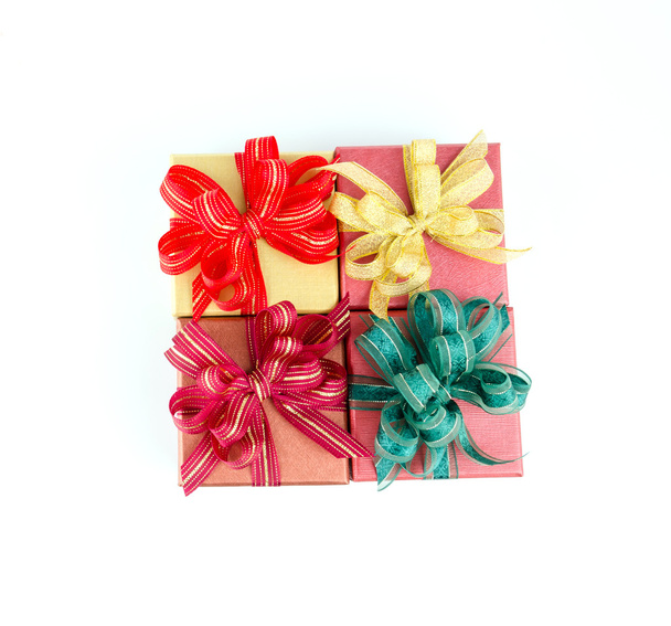 Gift box isolated white background - Fotoğraf, Görsel