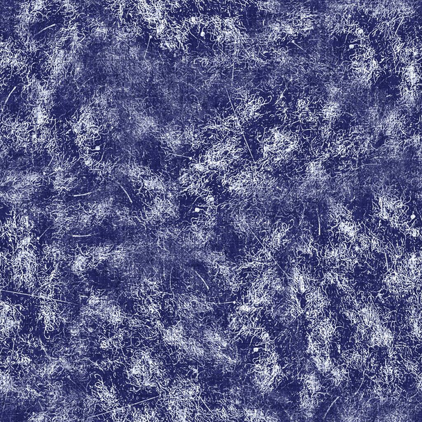 Nahtlose indigogewaschene Streifentextur. Blau gewebte Boro-Leinen Baumwolle gefärbt Effekt Hintergrund. Japaner wiederholen Batikmuster. Asiatisch gestreift auf dem ganzen Textildruck. - Foto, Bild
