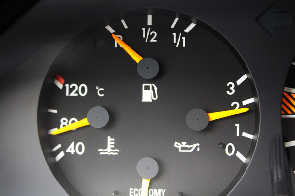 Motortemperatur, Öldruck, Sparsamkeit - Foto, Bild