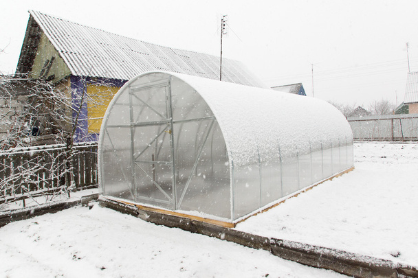 温室効果と雪 - 写真・画像