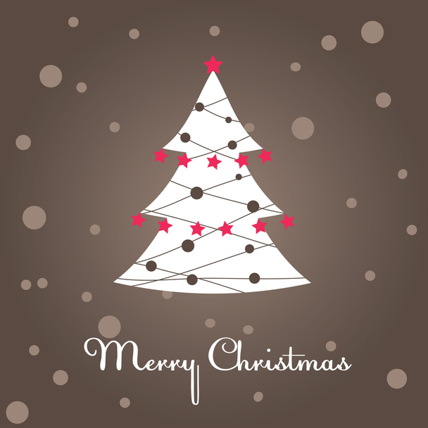 Árbol de Navidad, decoración. Ilustración vectorial
 - Vector, Imagen