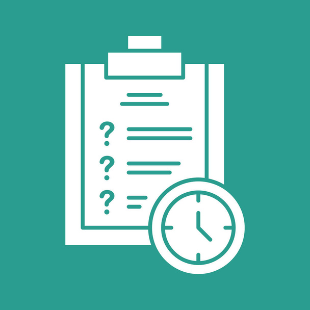 Estimate, deadline, requirements icon vector image. Can also be used for project management. Suitable for use on web apps, mobile apps and print media. - Vector, Image