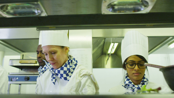 Chefs preparing food - Footage, Video