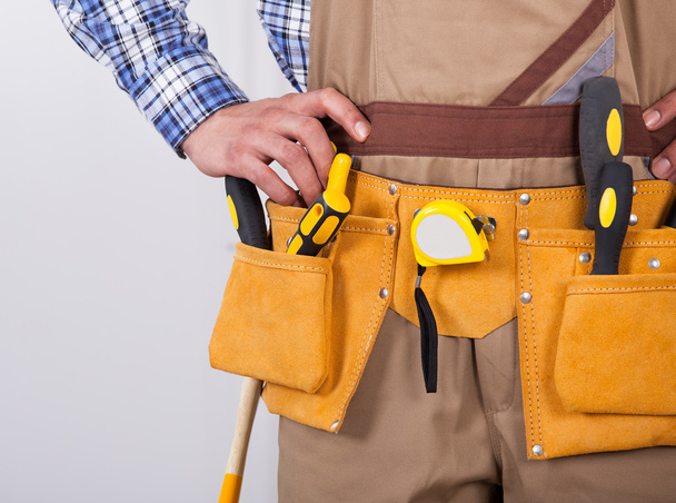Foreman Wearing Tool Belt - Photo, image