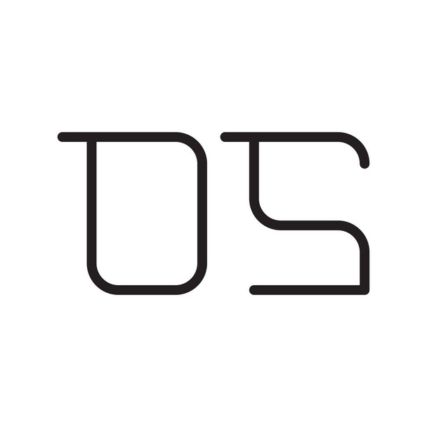 os initial letter vector logo icon - Vector, Image