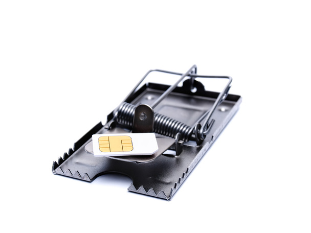 Armadilha de cartão SIM
 - Foto, Imagem