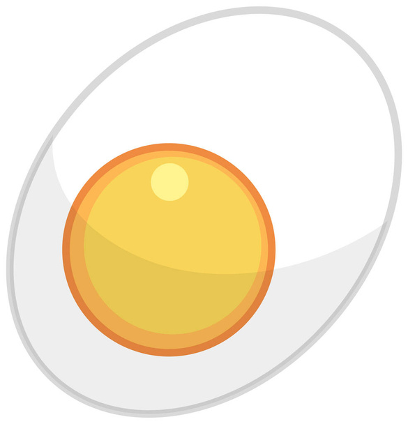 simple egg on white background illustration - Vecteur, image