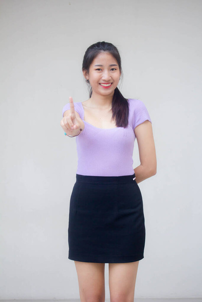 Porträt von thai adult office girl number one - Foto, Bild