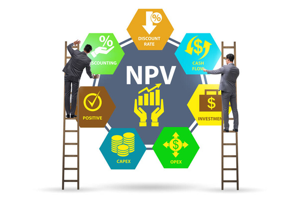 Concept of NPV - Net Present Value - Photo, Image