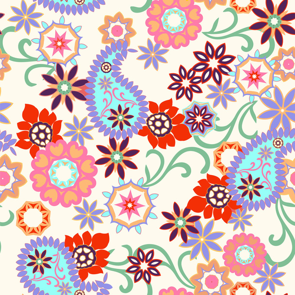abstract paisley seamless background - Vecteur, image
