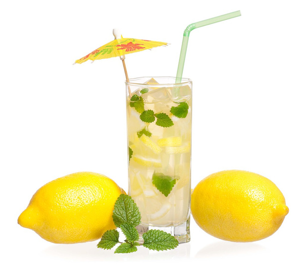 Glass of lemonade - Foto, afbeelding