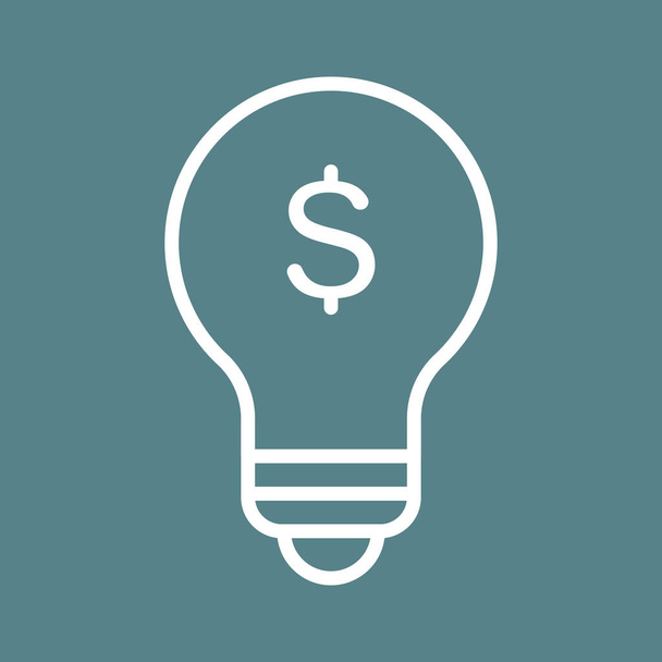 Ampoule, créativité, icône d'idée image vectorielle. Peut également être utilisé pour les finances et l'argent. Convient pour une utilisation sur les applications Web, les applications mobiles et les médias imprimés. - Vecteur, image