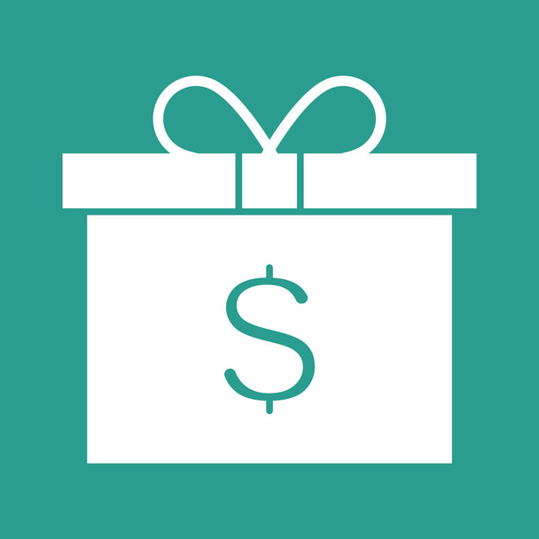 Gutschein, Geschenk, Geld-Icon-Vektorbild. Kann auch für Finanzen und Geld verwendet werden. Geeignet für Web-Apps, mobile Apps und Printmedien. - Vektor, Bild