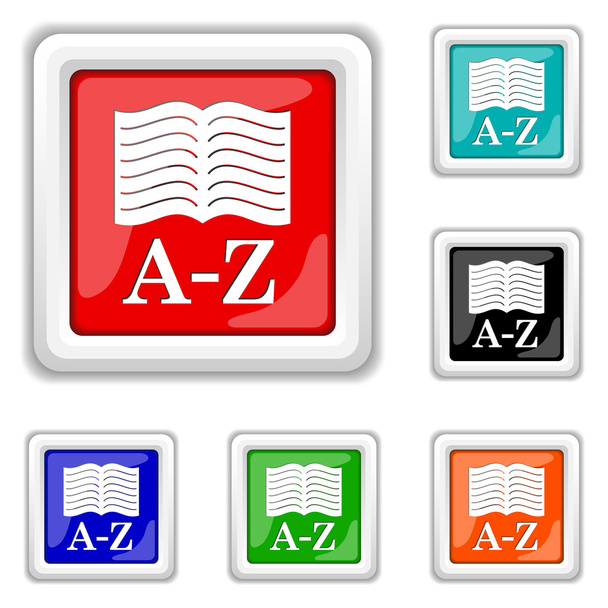 A-Z book icon - Vector, Image