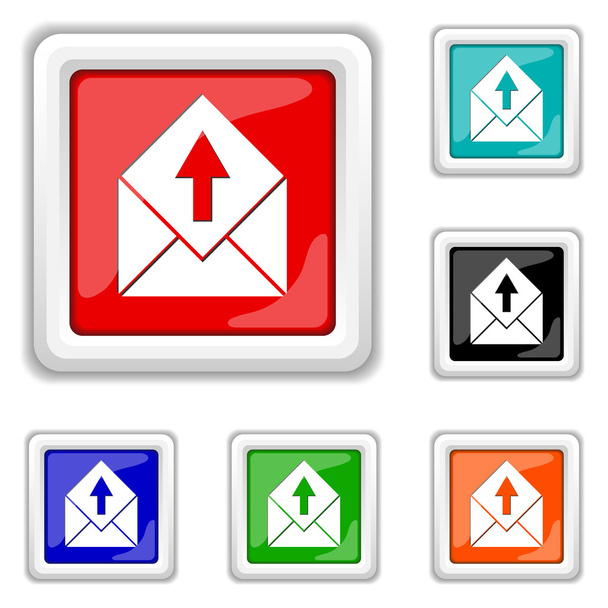 E-Mail-Symbol versenden - Vektor, Bild