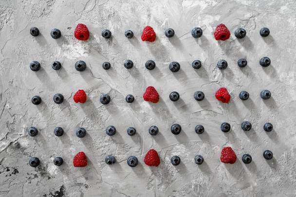 Fresh srawberries on grunge abstract background - Photo, Image