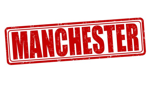 Manchester stempel - Vector, afbeelding