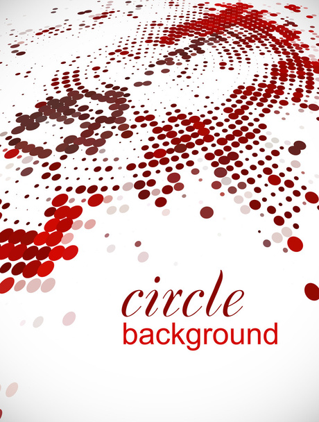 Halftone circle - Vector, Image