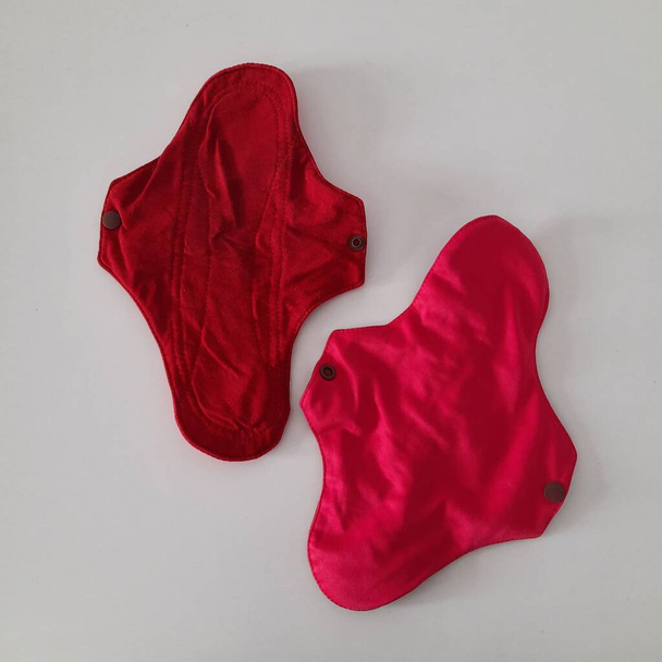 Fabric Reusable Womens Sanitary Pads Life without Plastic - Valokuva, kuva