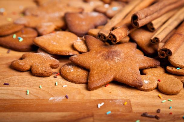 Traditional home baked ginger cookies - Foto, Imagen